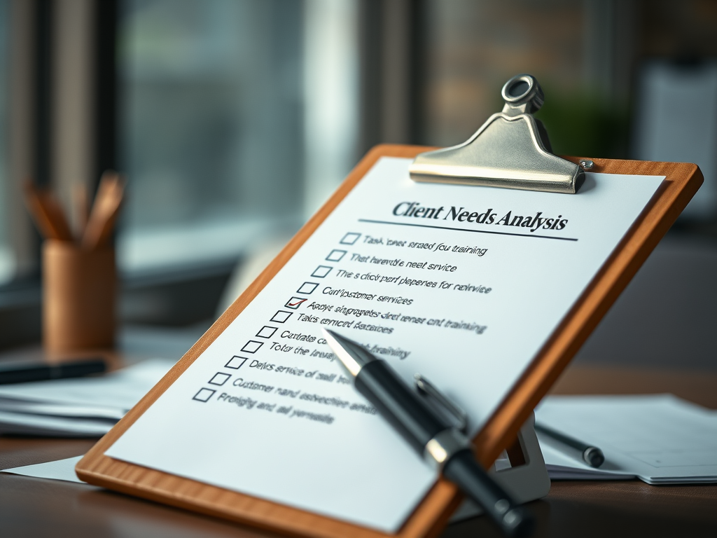 Learning Needs Analysis for Customer Service&nbsp;Training